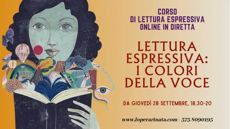 Corso Lettura Espressiva Online I Colori della Voce con l'attrice Marina Di Paola