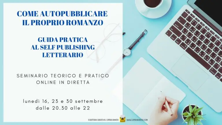 seminario di scrittura creativa. Scrittura Creativa L'Opera Rinata.