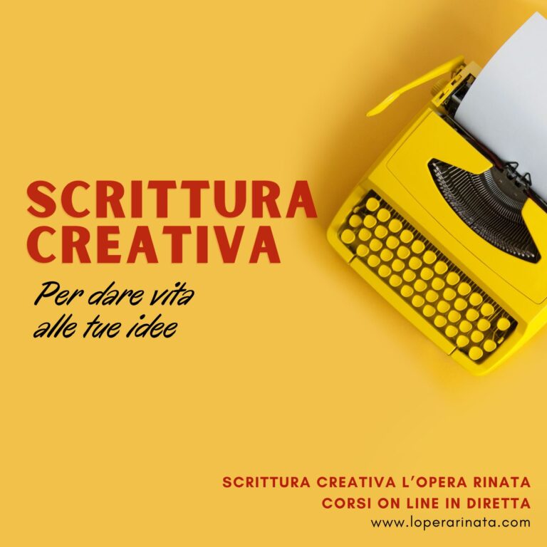 Corsi online in diretta e webinar di scrittura creativa