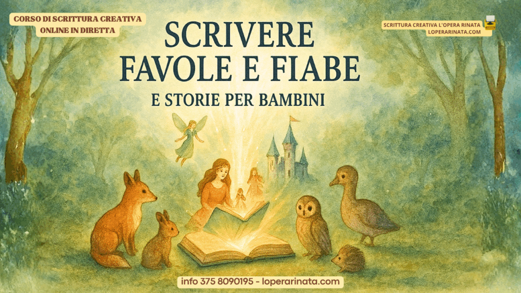Corso di Scrittura Creativa 'Scrivere Favole e Fiabe' in diretta on line