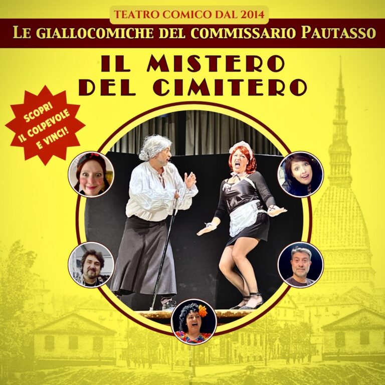 Teatro Comico dal 2012 LE GIALLOCOMICHE DEL COMMISSARO PAUTASSO format di teatro comico originale