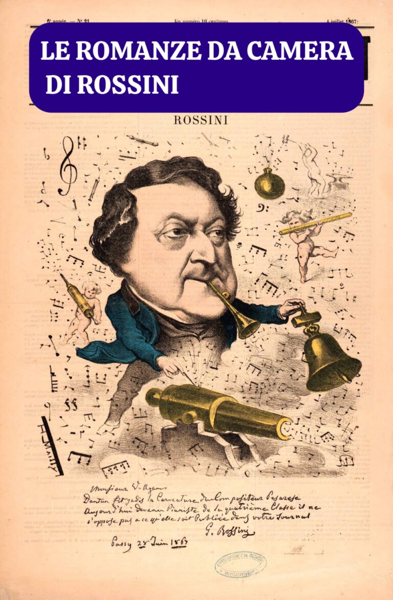 LE ROMANZE DA CAMERA DI ROSSINI - Articolo di Valter Carignano - L'OPERA RINATA TORINO