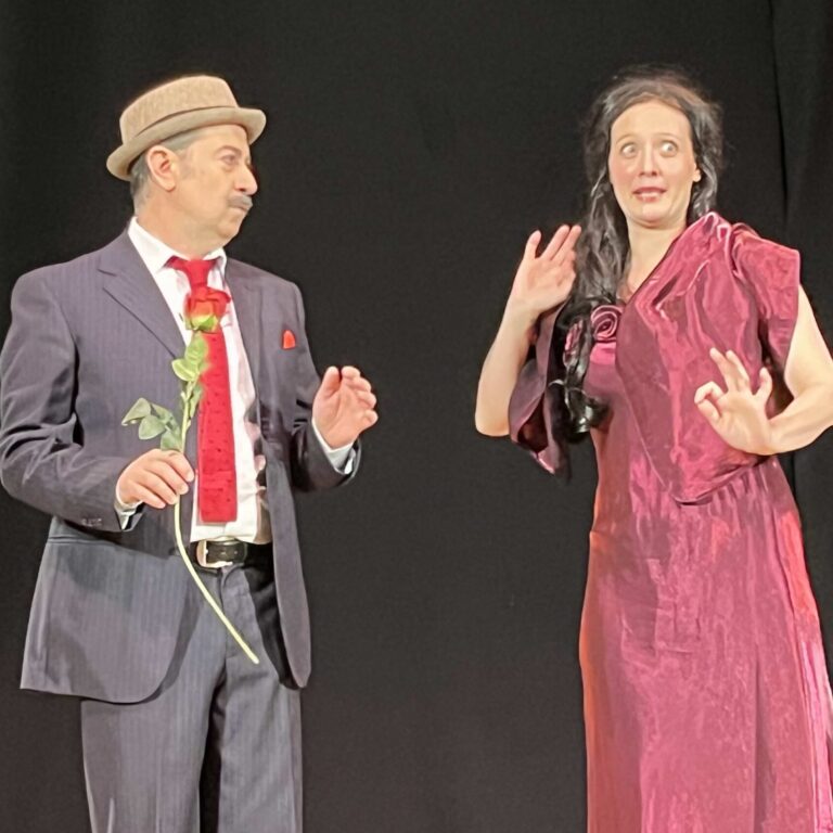 Due degli attori del format comico originale in italiano LLe Giallocomiche del commissario Pautasso