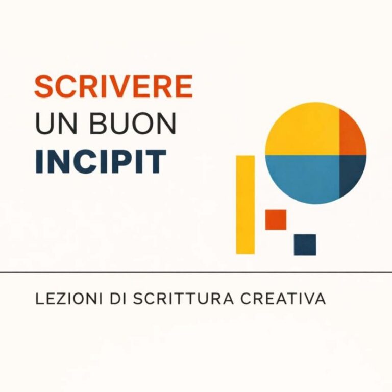 SCRIVERE UN BUON INCIPIT-lezioni di scrittura creativa-valter carignano l'opera rinata