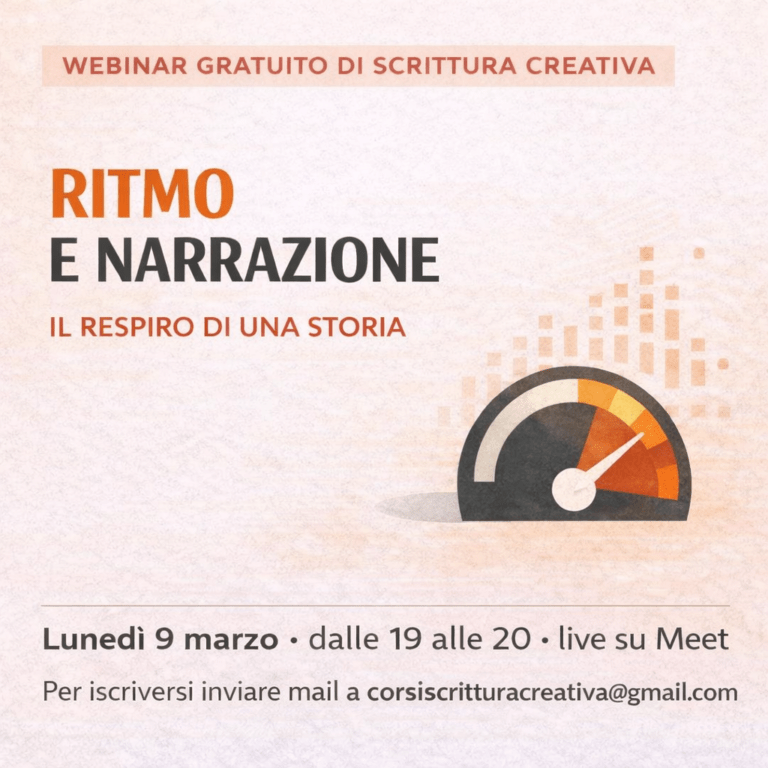 RITMO E NARRAZIONE - Webinar di scrittura creativa